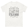 T-shirt Italie blanc - Sois pas jalouse