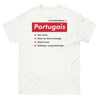 Thumbnail for T-shirt Portugal blanc - Célébration de la joie de vivre