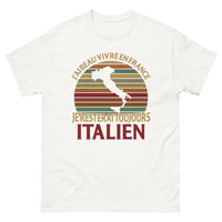 Thumbnail for T-shirt Italie blanc - Fier d'être Italien en France