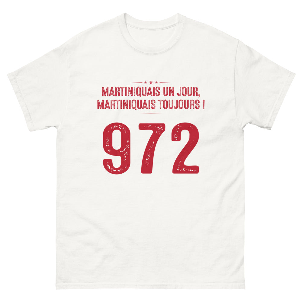 T-shirt Martinique blanc - Un jour, toujours Martiniquais