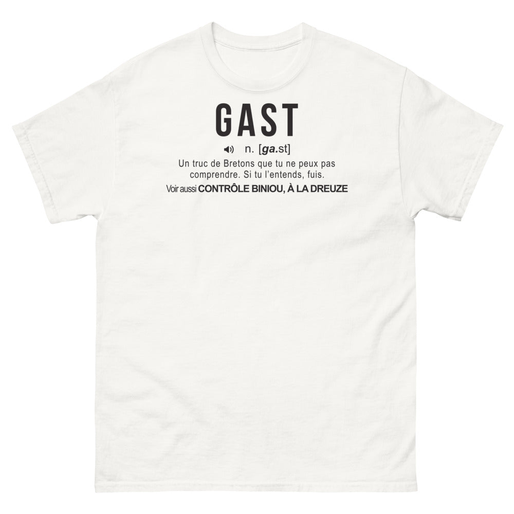T-shirt Bretagne blanc - Expressions bretonnes intraduisibles