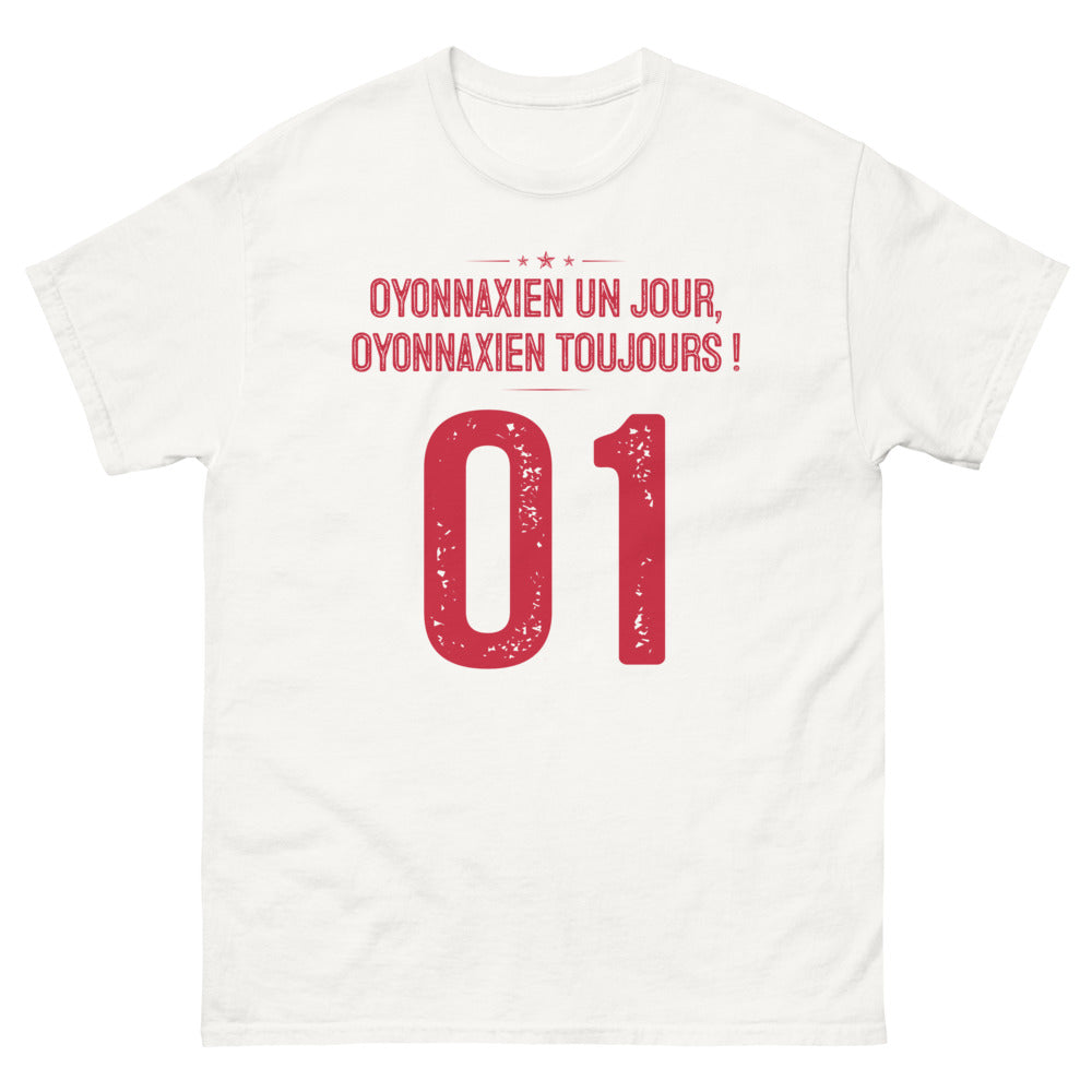 T-shirt Oyonnax blanc - Un jour, toujours