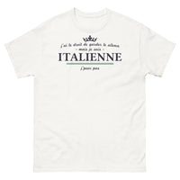 Thumbnail for T-shirt Italie blanc - J'ai le droit de garder le silence
