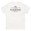 T-shirt Italie blanc - J'ai le droit de garder le silence