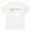 T-shirt Martinique blanc - Bon matin en créole martiniquais