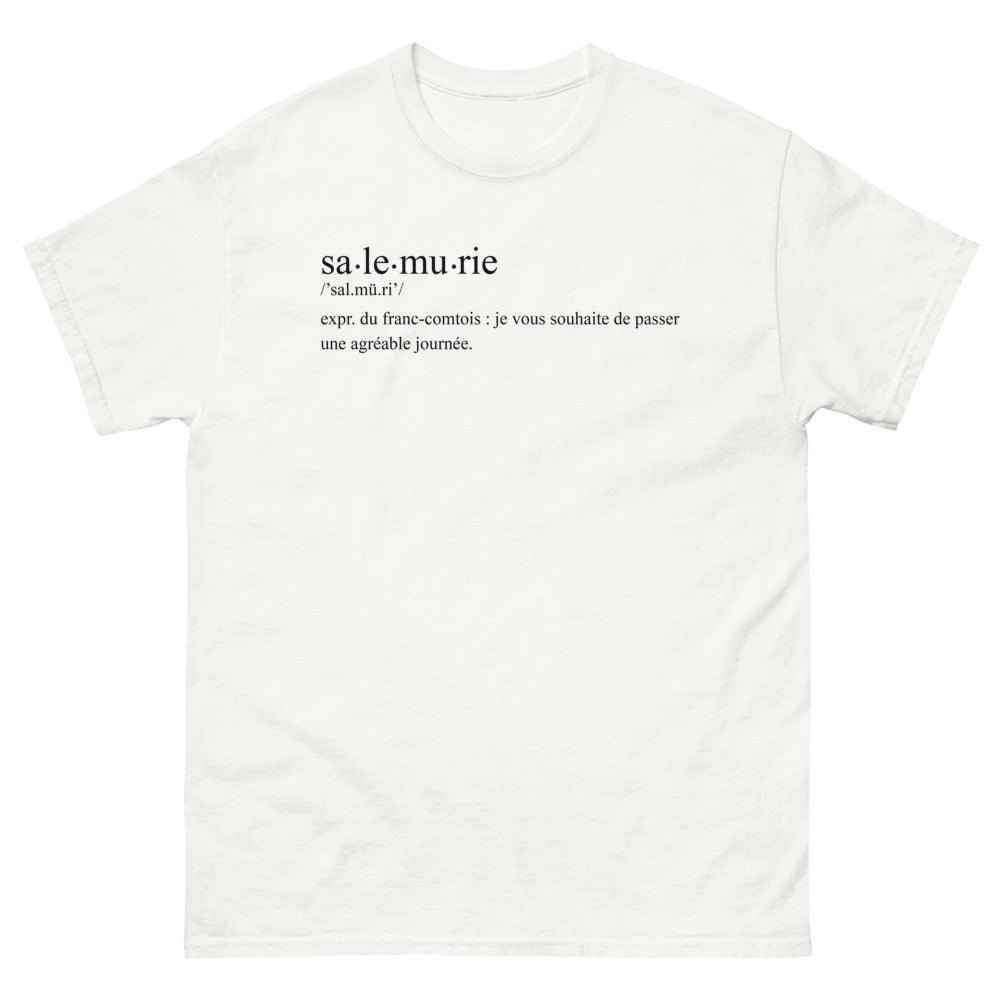 T-shirt Franc-Comté blanc - Je vous souhaite de passer une agréable journée