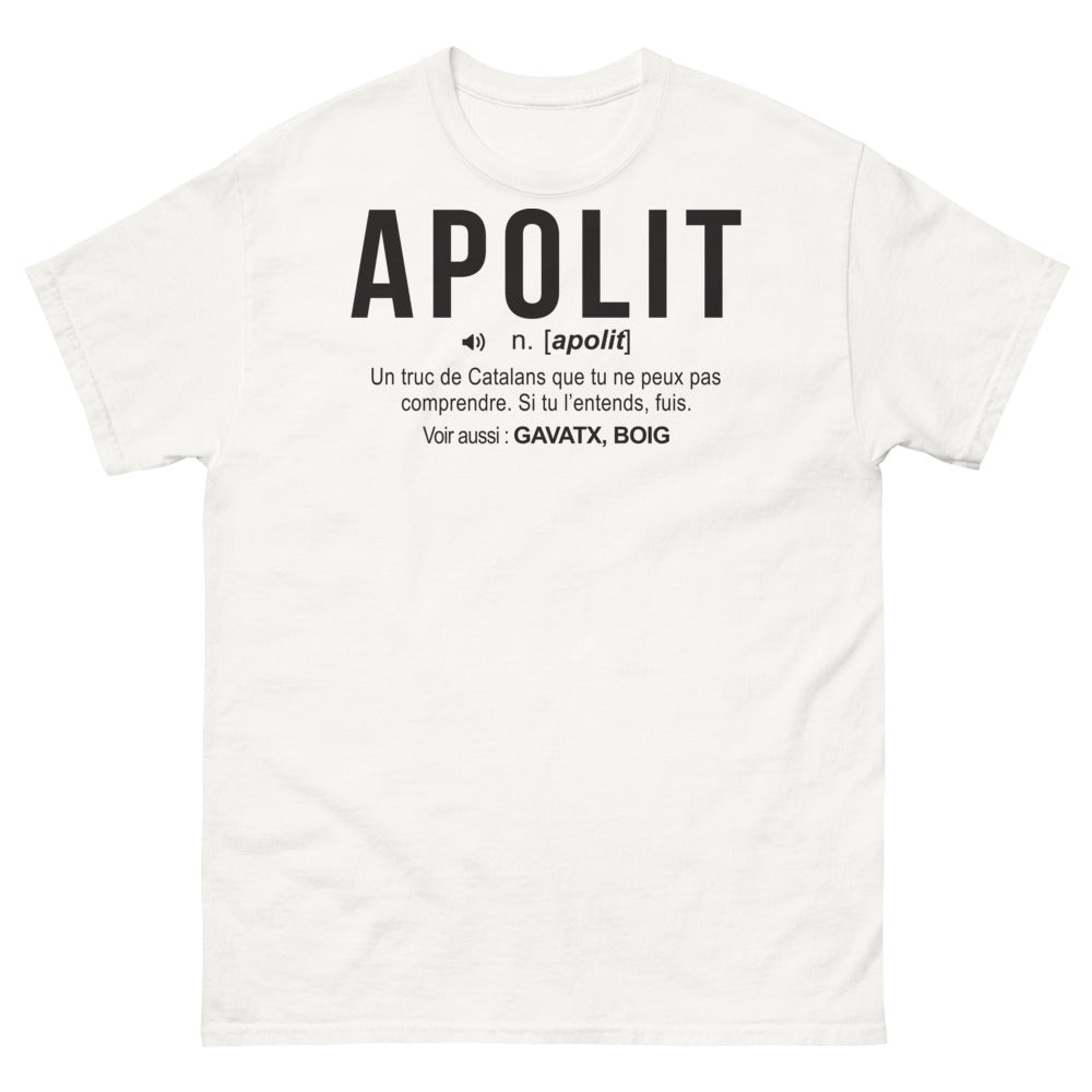 T-shirt Catalogne blanc - Tout l'esprit catalan en un clin d'œil