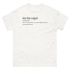 T-shirt Aveyron blanc - Me fas cagar, expression locale