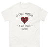 T-shirt montagne blanc - Le Chalet m'appelle, je dois y aller !
