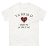 T-shirt Bourgogne blanc - Si tu peux lire ça, apporte-moi un verre de vino