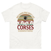 Thumbnail for T-shirt Corse blanc - Déconne pas avec les Corses