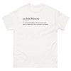 T-shirt Colombien blanc - Un caractère né avec le cœur sur la main