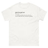T-shirt Portugal blanc - Personne de caractère née avec le cœur sur la main