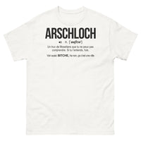 Thumbnail for T-shirt Moselle blanc - Arschloch, humour local