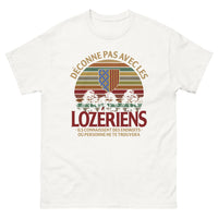 Thumbnail for T-shirt Lozérien blanc - Déconne pas, secrets à découvrir