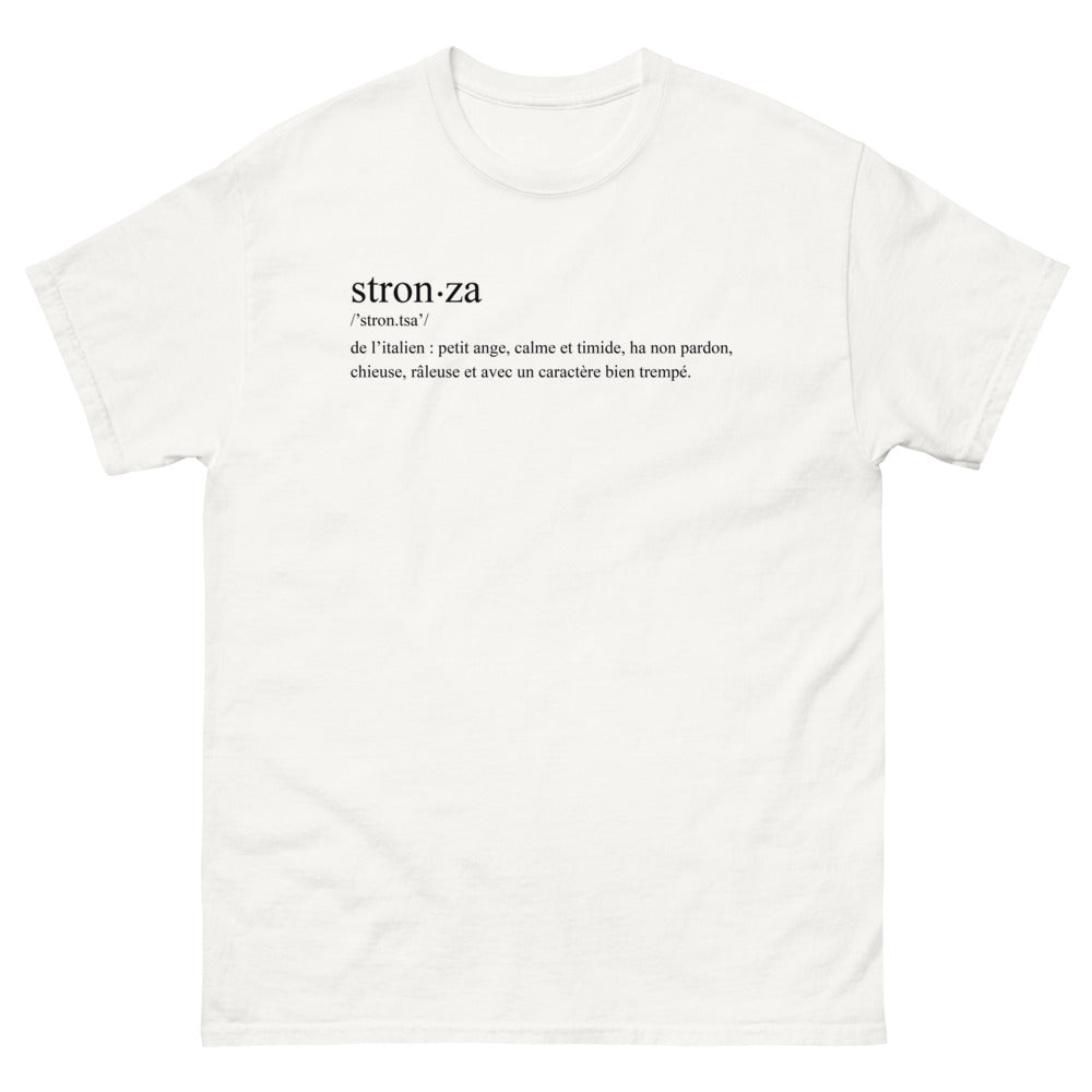 T-shirt Italie blanc - L'art de l'auto-dérision italienne