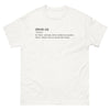 T-shirt Italie blanc - L'art de l'auto-dérision italienne