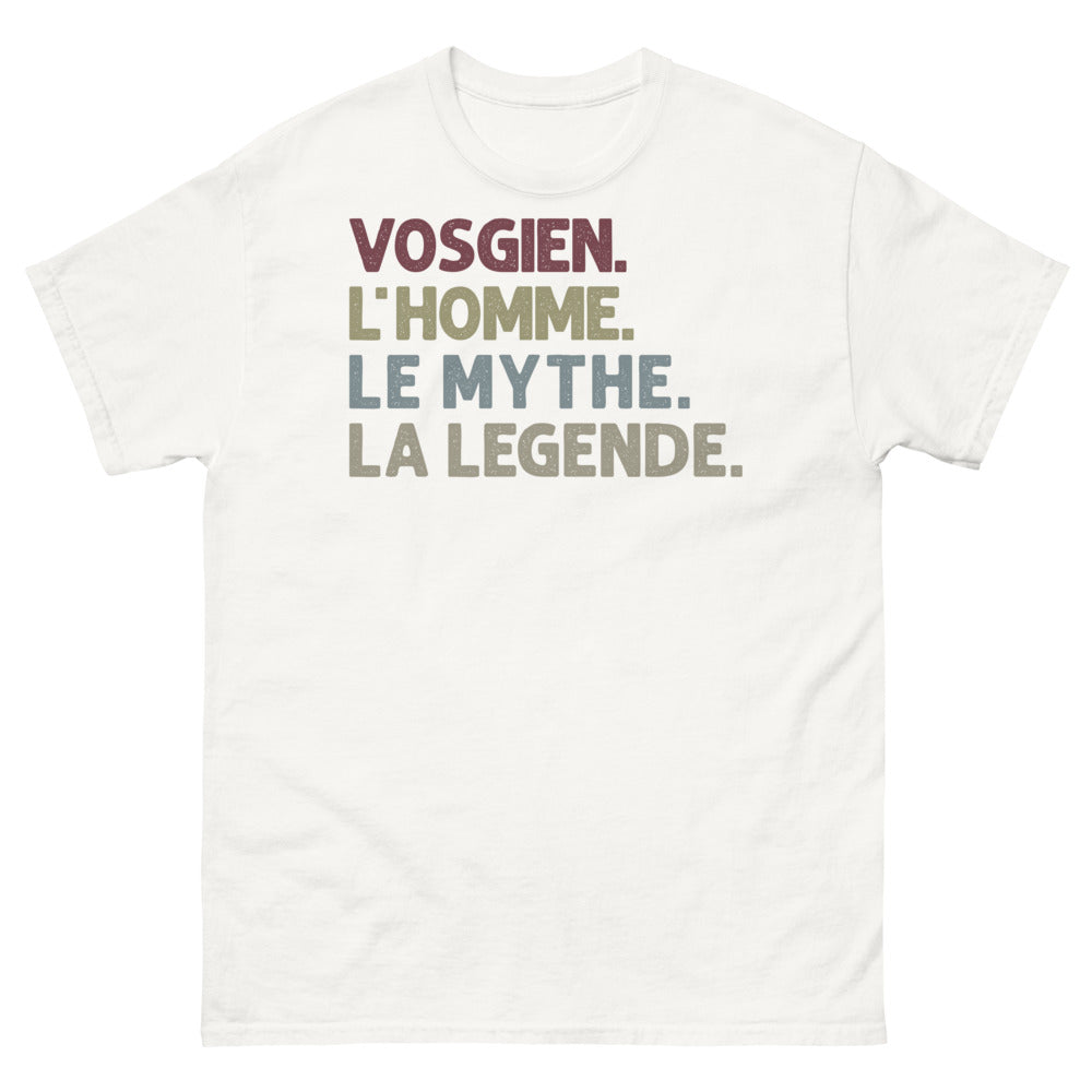 T-shirt Vosgien blanc - L'Homme, le Mythe, la Légende