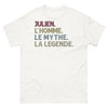 T-shirt Julien blanc - L'homme, le mythe, la légende