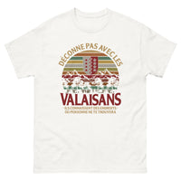 Thumbnail for T-shirt Valaisan blanc - Déconne Pas avec les Gens du Pays