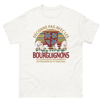 Thumbnail for T-shirt Bourgogne blanc - Ne Déconne Pas avec Les Bourguignons