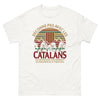 T-shirt Catalan blanc - Déconne pas avec les Catalans