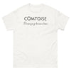 T-shirt Comtois blanc - Parce que je le vaux bien