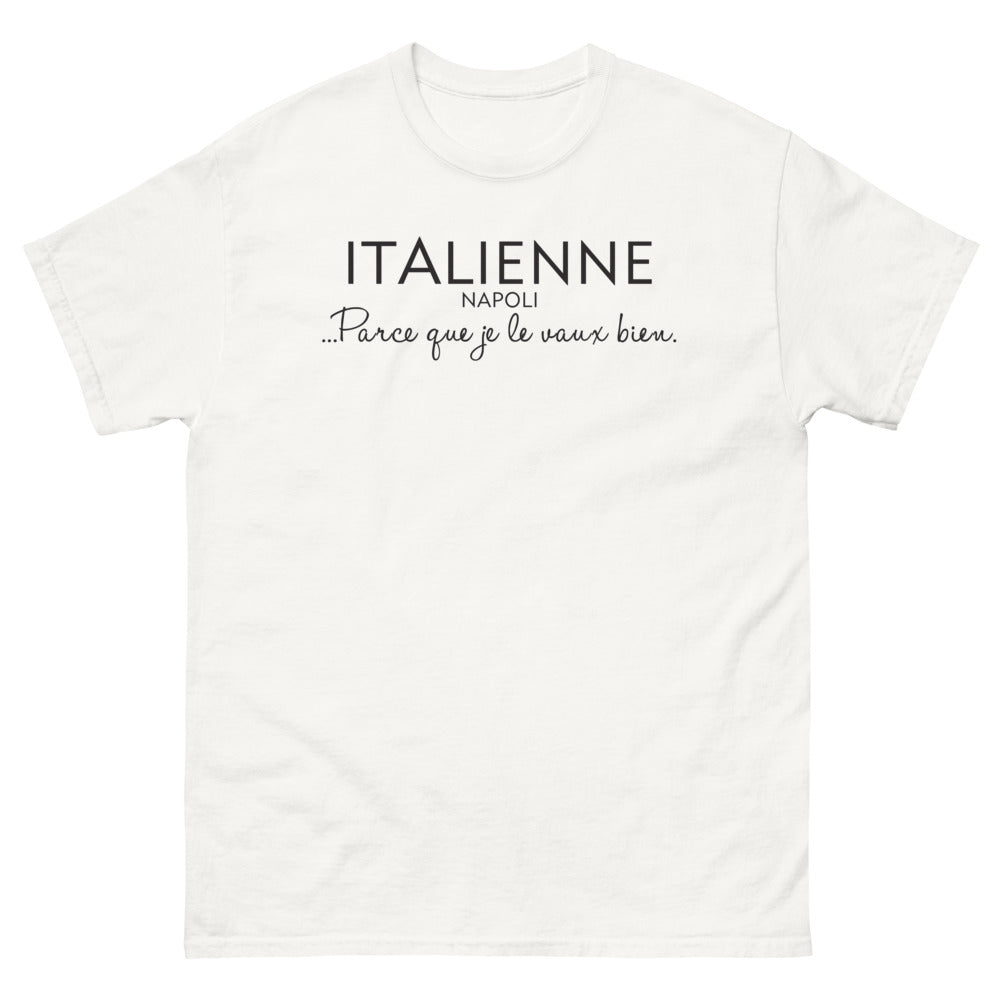 T-shirt Naples blanc - Parce que je le veux bien