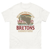 Thumbnail for T-shirt Bretagne blanc - Déconne pas avec les Bretons