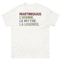 Thumbnail for T-shirt Martinique blanc - L'Homme, Le Mythe, La Légende