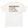 T-shirt Martinique blanc - L'Homme, Le Mythe, La Légende