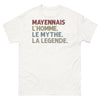 T-shirt Mayennais blanc - L'homme, le mythe, la légende