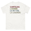 T-shirt Cantalou blanc - L'homme, le mythe, la légende