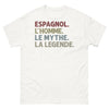 T-shirt Espagne blanc - L'Homme, le Mythe, la Légende