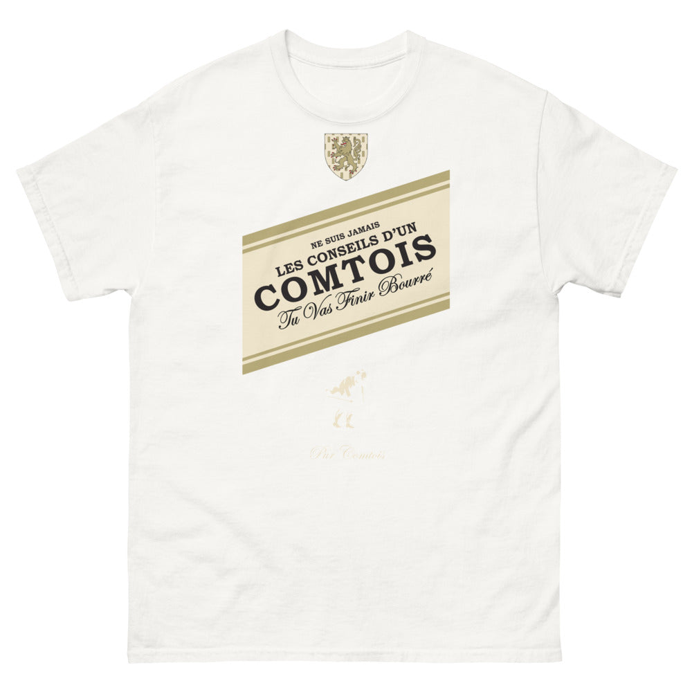 T-shirt Franche-Comté blanc - Ne suis jamais tes envies