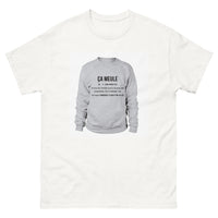 Thumbnail for T-shirt Comtois blanc - Ça meule ! un clin d'œil amusant