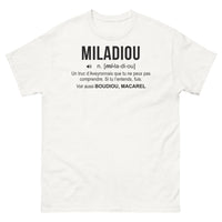 Thumbnail for T-shirt Aveyron blanc - Miladiou, l'expression aveyronnaise en clair