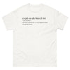 T-shirt Franc-Comtois blanc - Espèce de beu il lot