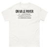 T-shirt Bretagne blanc - On va le payer, un truc de Bretons...