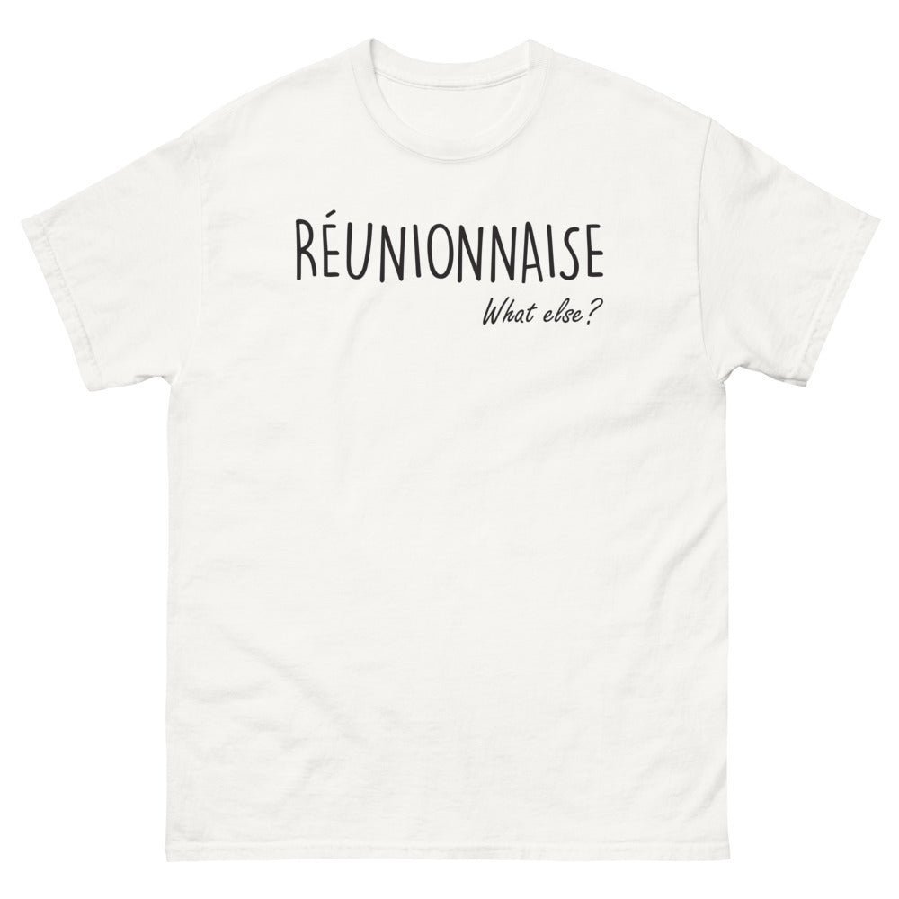 T-shirt Réunion blanche - What Else ?