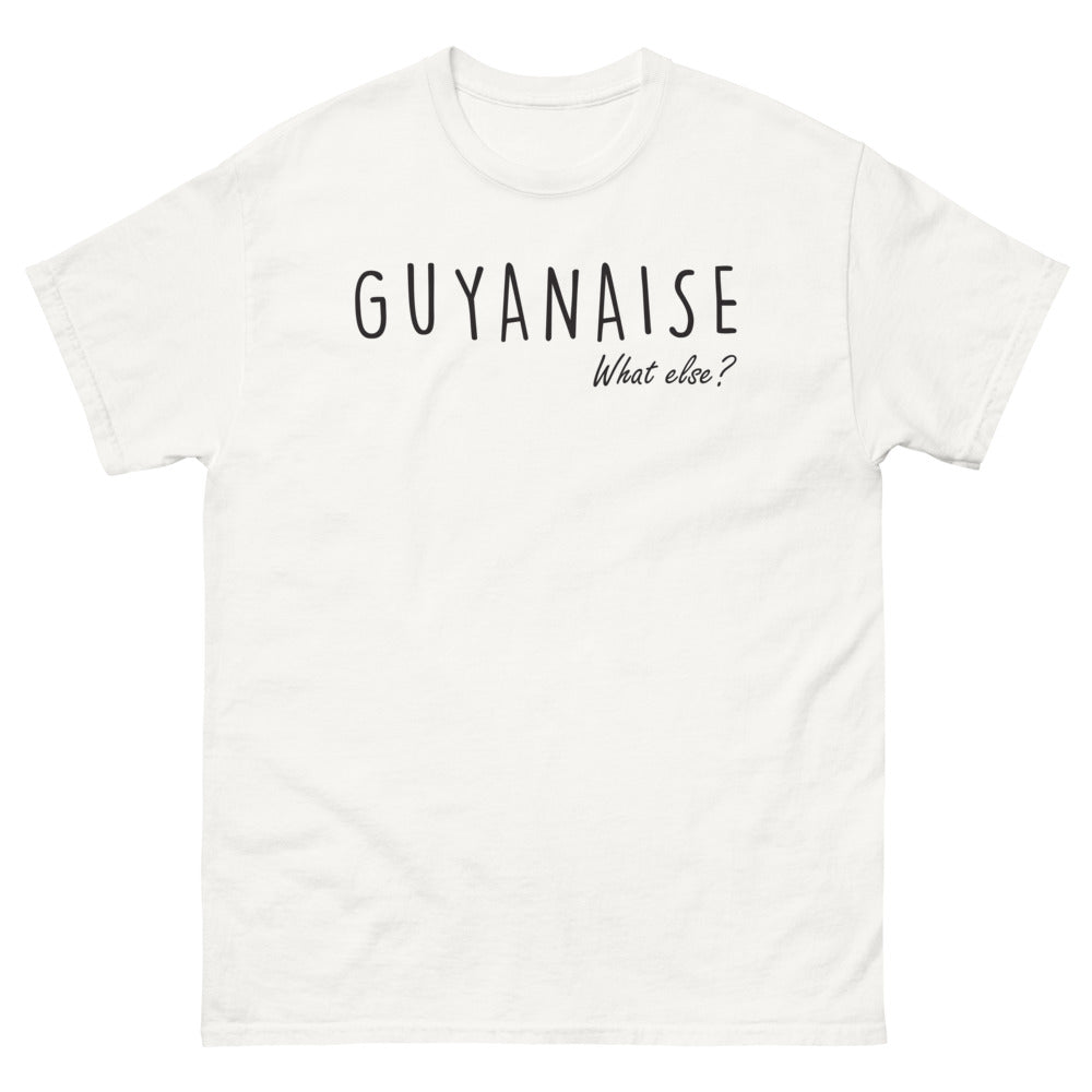 T-shirt Guyanaise blanc - What Else Design