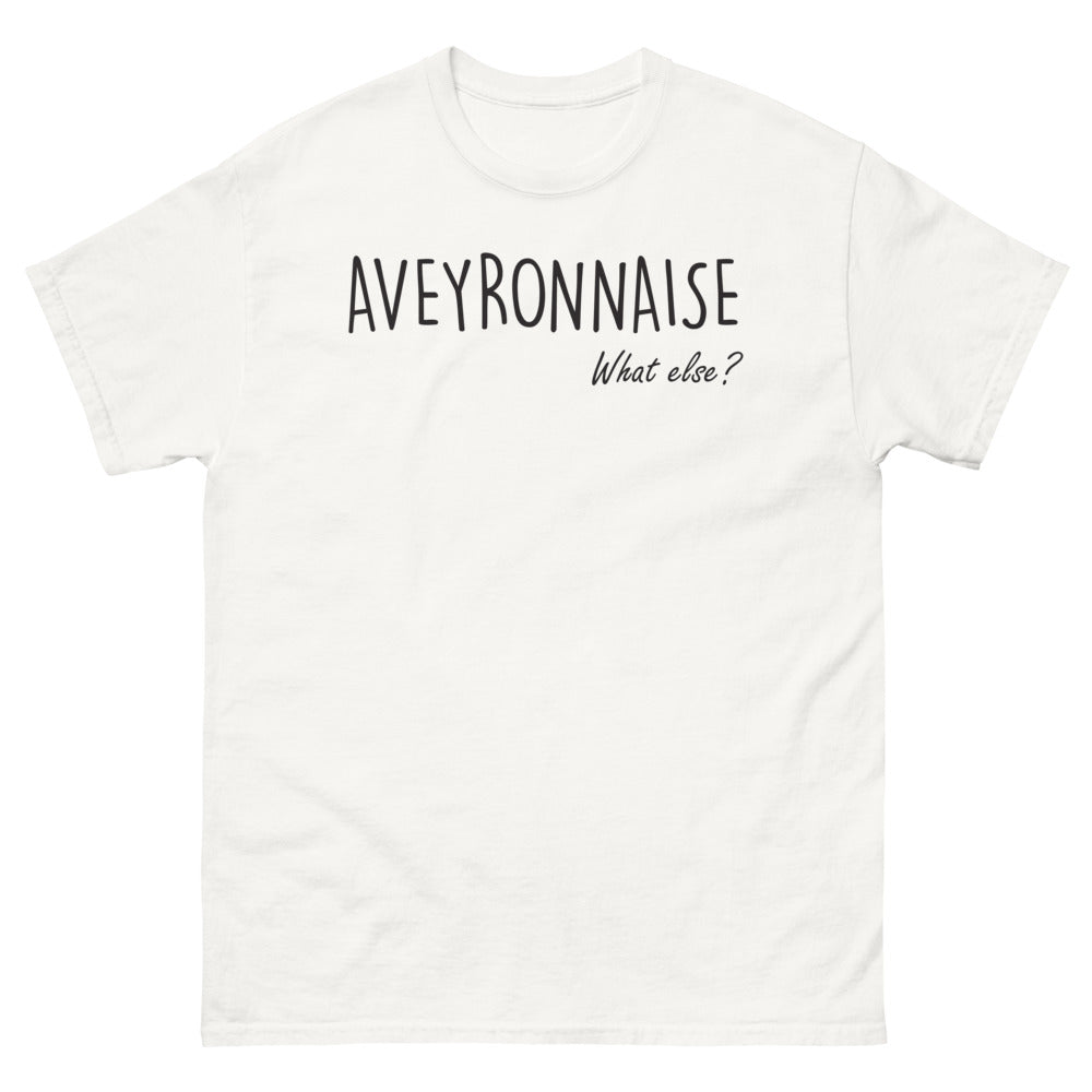 T-shirt Aveyron blanc - Aveyronnaise, what else ?