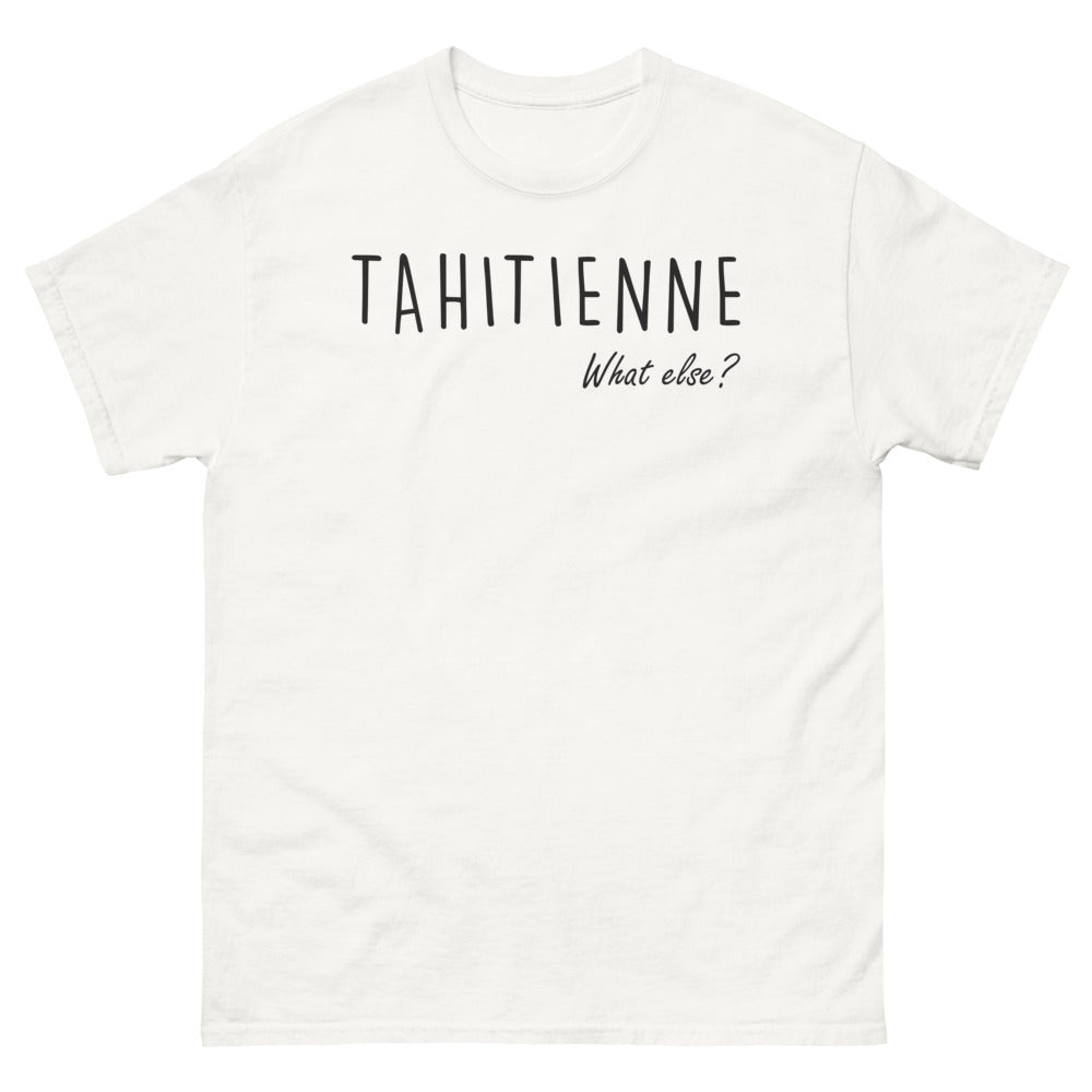 T-shirt Tahiti blanc - What Else ? esprit décontracté
