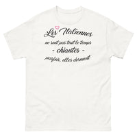 Thumbnail for T-shirt Italie blanc - Les Italiens ne sont pas toujours chiants