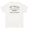 T-shirt Italie blanc - Les Italiens ne sont pas toujours chiants