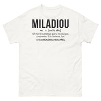 Thumbnail for T-shirt Cantal blanc - Miladiou-n-mi-la-diu !