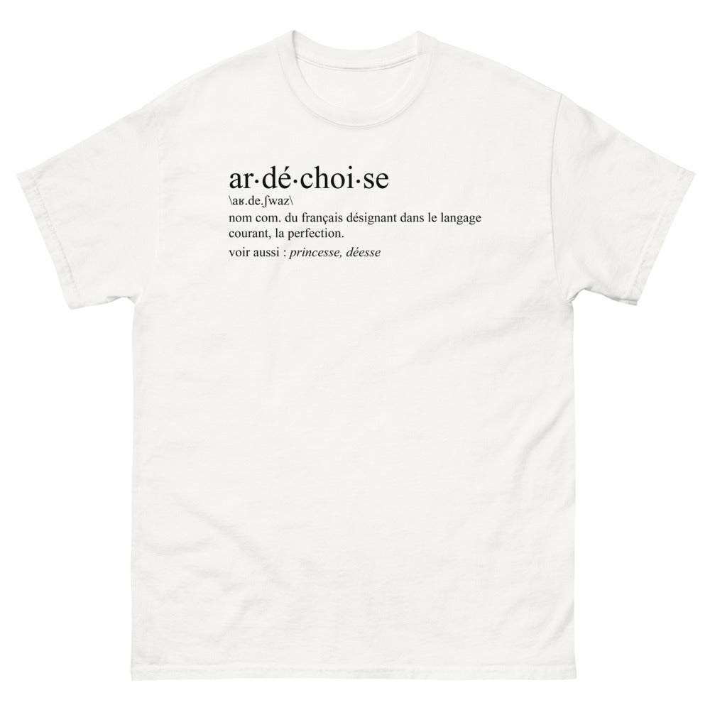 T-shirt Ardèche blanc - La perfection à porter