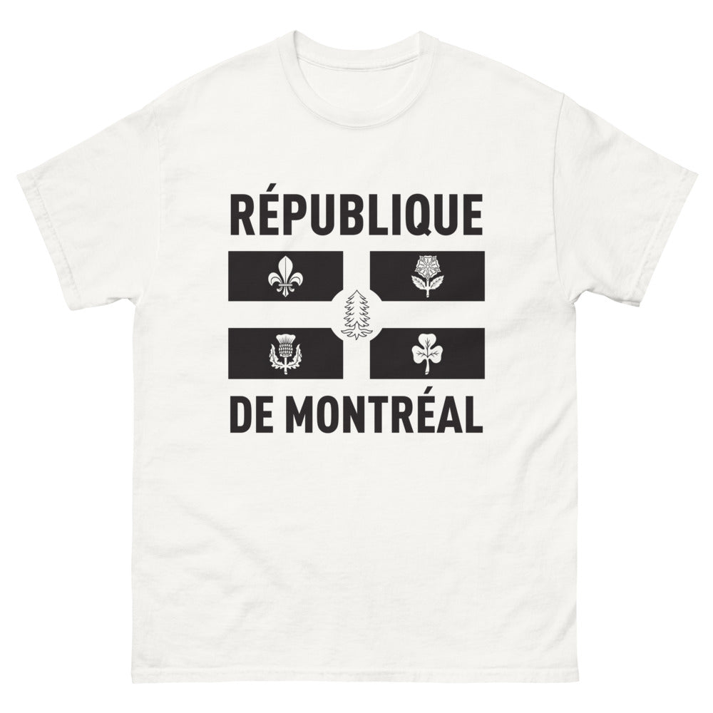 T-shirt Montréal blanc - Célébrez votre amour pour la ville