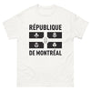 T-shirt Montréal blanc - Célébrez votre amour pour la ville