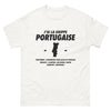 T-shirt Portugal blanc - J'ai la grippe portugaise
